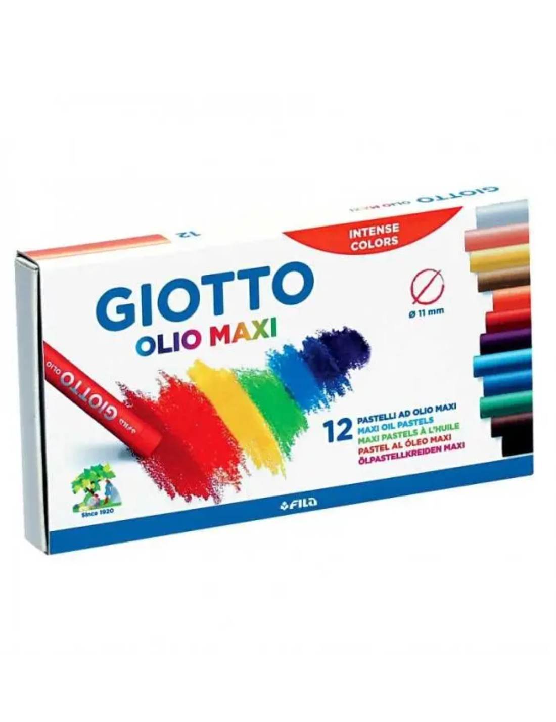 Maxi Pastelli ad Olio Giotto 12 Colori