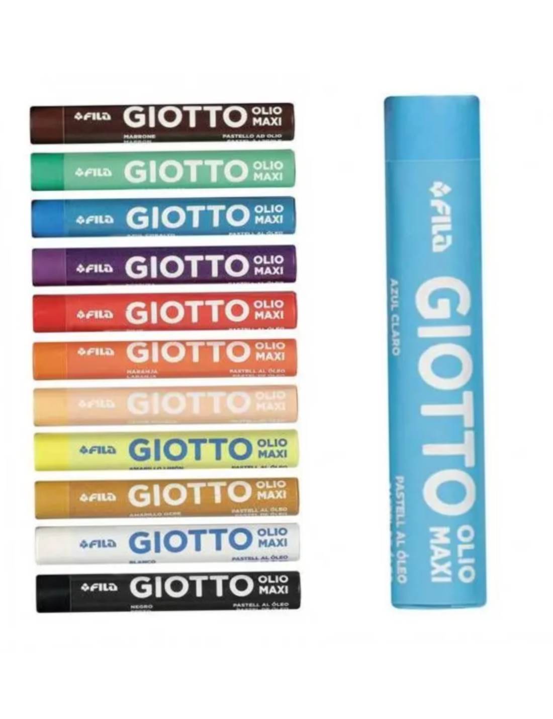 Maxi Pastelli ad Olio Giotto 12 Colori