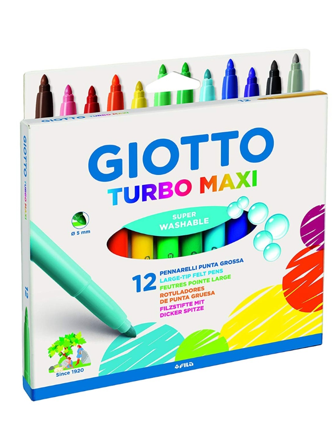 Maxi Pennarelli Giotto Turbo Maxi 12pz
