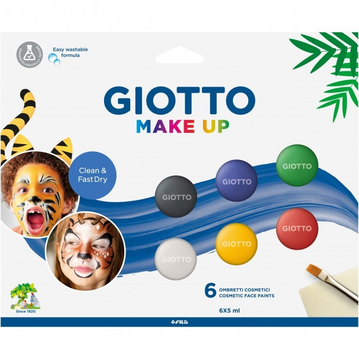 Ombretti Cosmetici Per Bambini Giotto Make Up 6pz