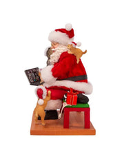 Addobbo Di Natale Babbo Natale Con Animali 23cm