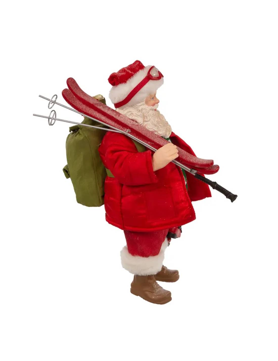 Addobbo Di Natale Babbo Natale Con Sci 26,6cm