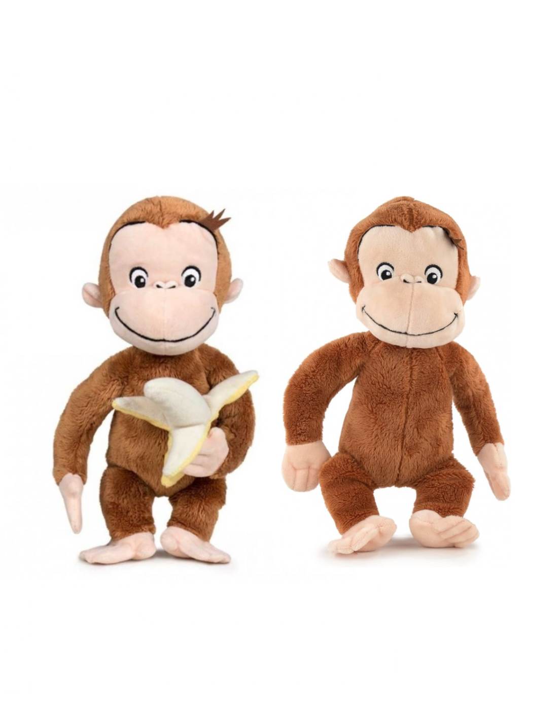 Peluche Scimmietta Curioso Come George 25cm