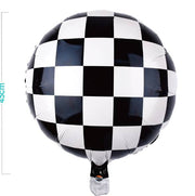 Palloncino Mylar Rotondo Scacchi 18" 45cm