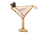 Palloncino In Mylar Pellicola Vetro Martini Drink 126x94cm