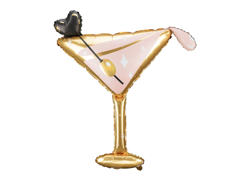 Palloncino In Mylar Pellicola Vetro Martini Drink 126x94cm
