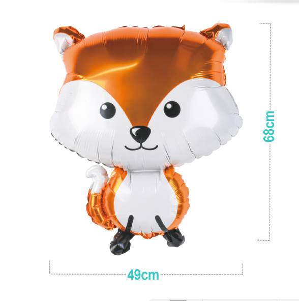 Palloncino Mylar Volpe Oro 68cm