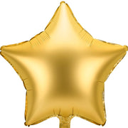 Palloncino Metalfoil Stella Oro Opaco 19" 48cm