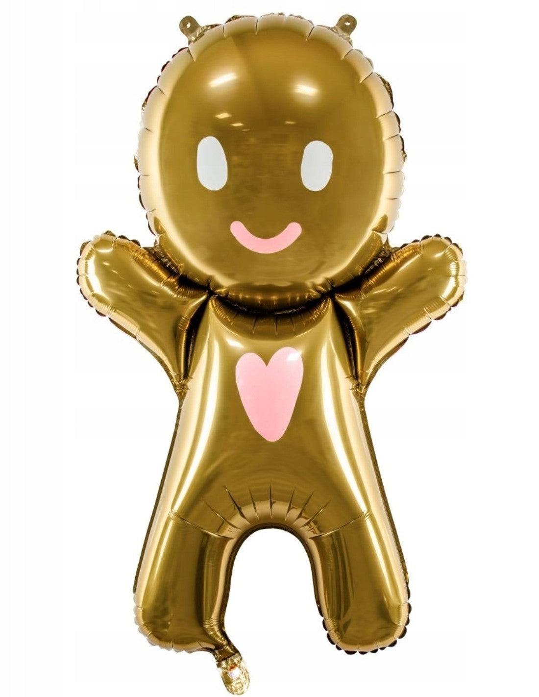 Palloncino Per Feste Omino Marzapane Oro 34" 86cm Mylar