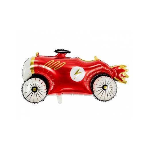 Palloncino Metalfoil Auto Vintage Rossa Sagomata 37" 93cm