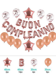 Composizione Palloncini Buon Compleanno