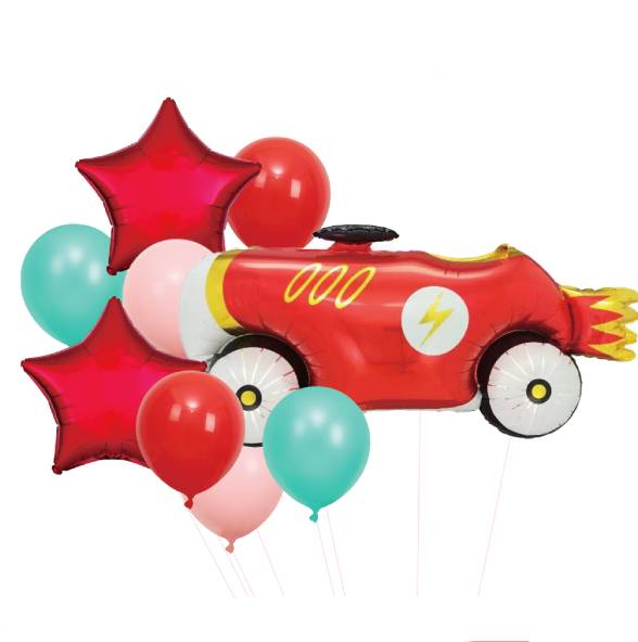 Palloncini Mylar A Forma Di Auto 9pz