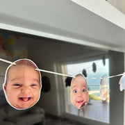 Festone Compleanno Foto Personalizzabile 9mt