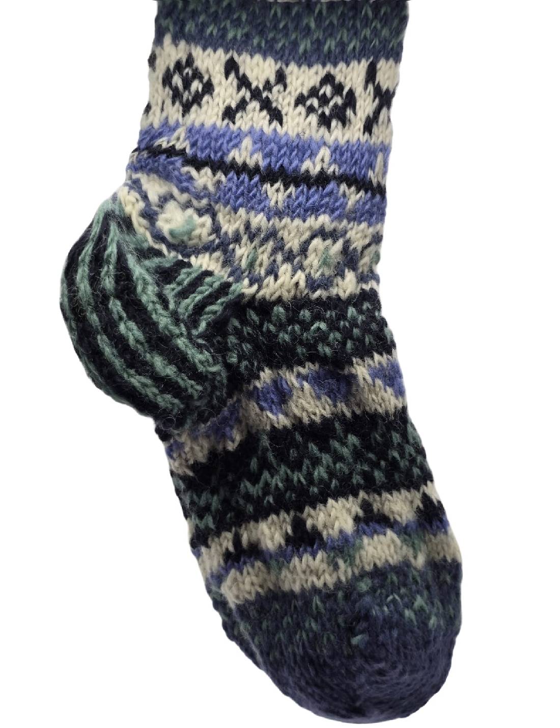 Calza Epifania In Lana Denim