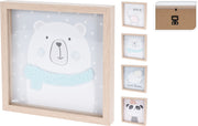 Cornice in Legno 20x20cm 4 Assortimenti