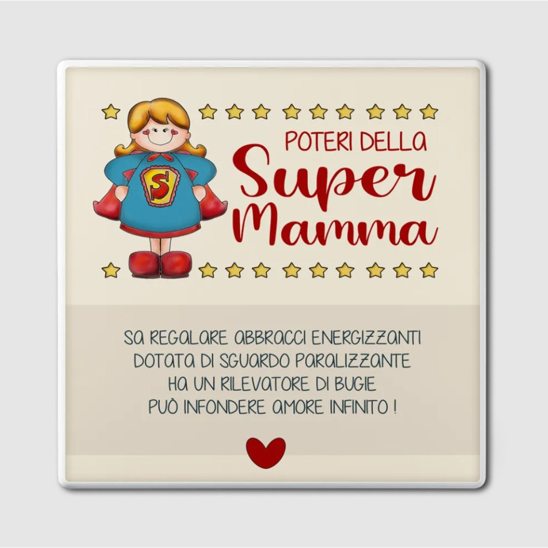 Targa Formella Festa Della Mamma Con Dedica Super Mamma
