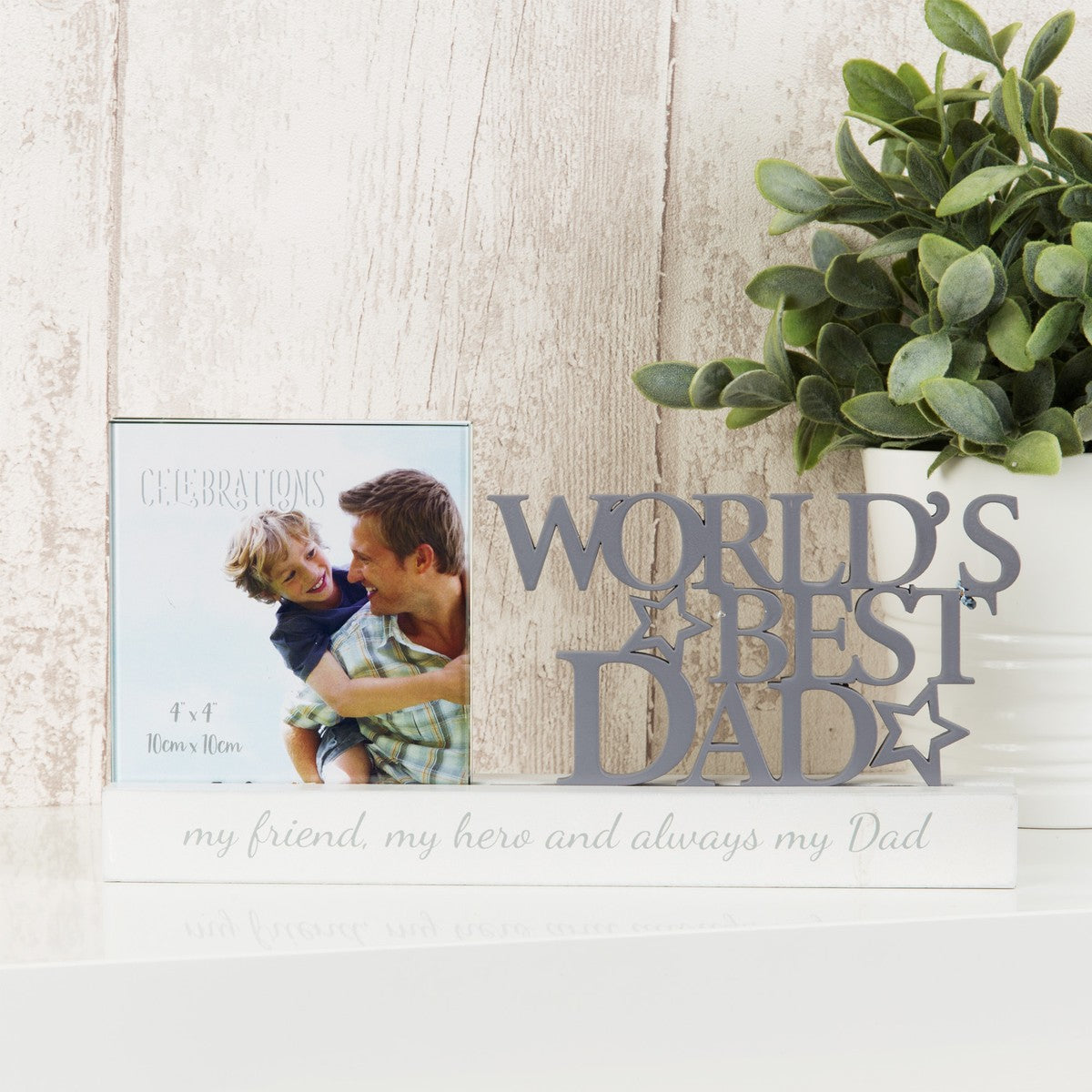 Cornice Con Targa World's Best Dad