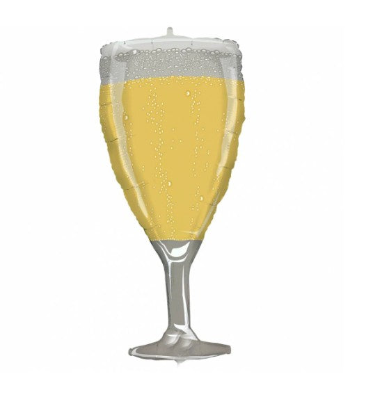 Palloncino Metalfoil Calice Champagne Sagomato 37" 94cm
