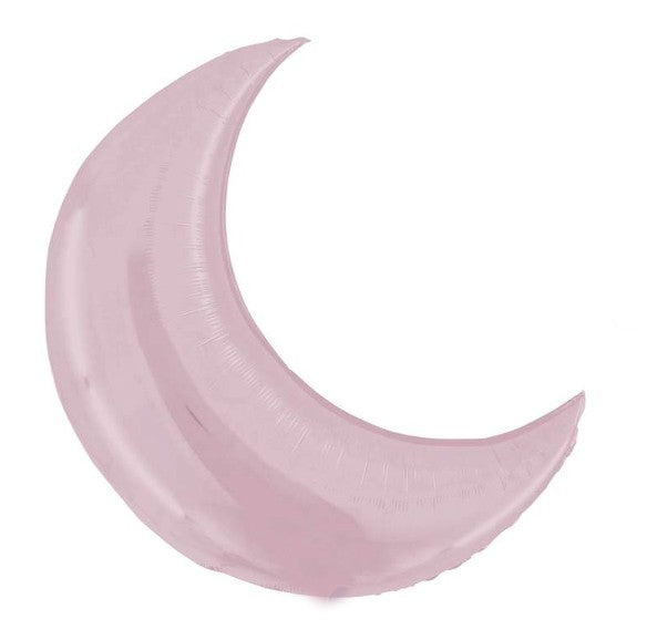 Palloncino Metalfoil Rosa Luna Sagomata 36" 91cm