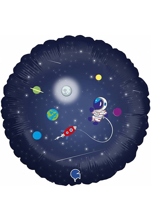 Palloncino Astronauta Metallizzato 18" 35cm