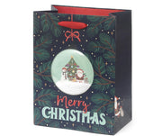 Busta Sacchetto Regalo Palla Di Neve Legami M 19x25x11,5cm
