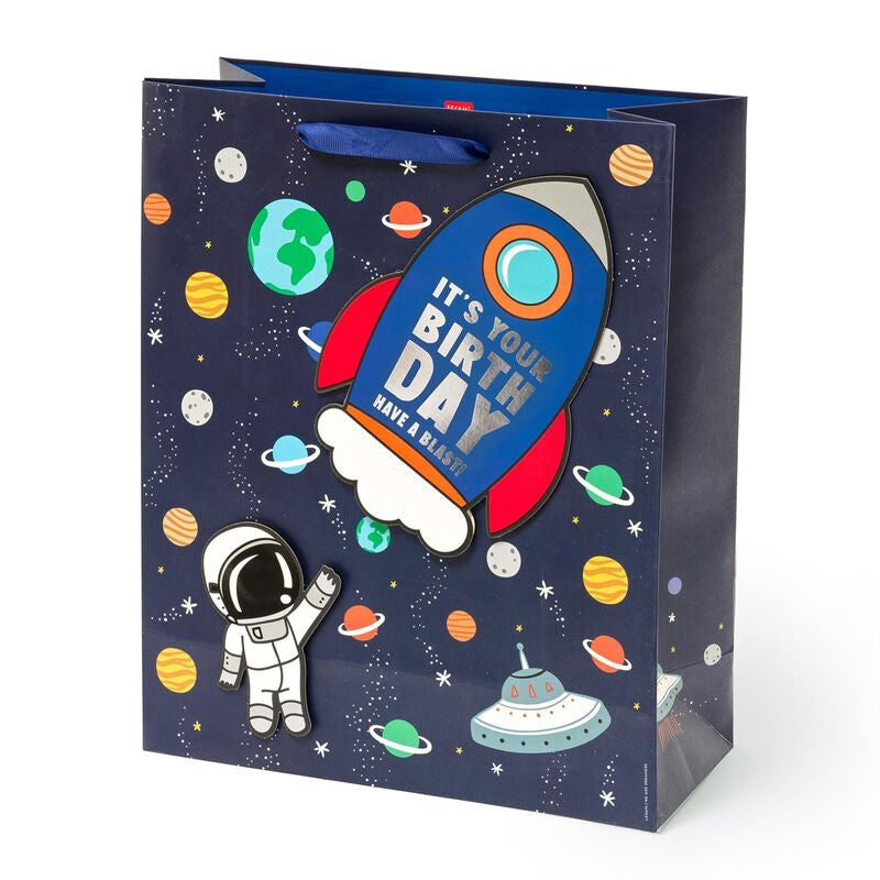 Busta Sacchetto Regalo Space Legami L 26,5x32,5x11,5cm