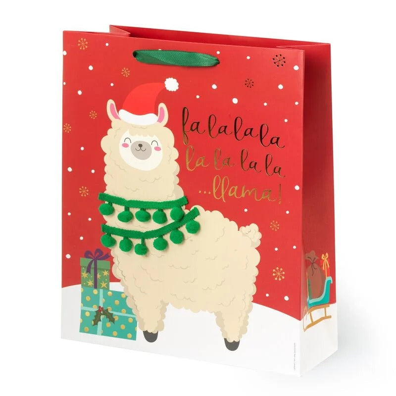 Busta Sacchetto Natale Lama Large 26,5x32,5x11,5cm