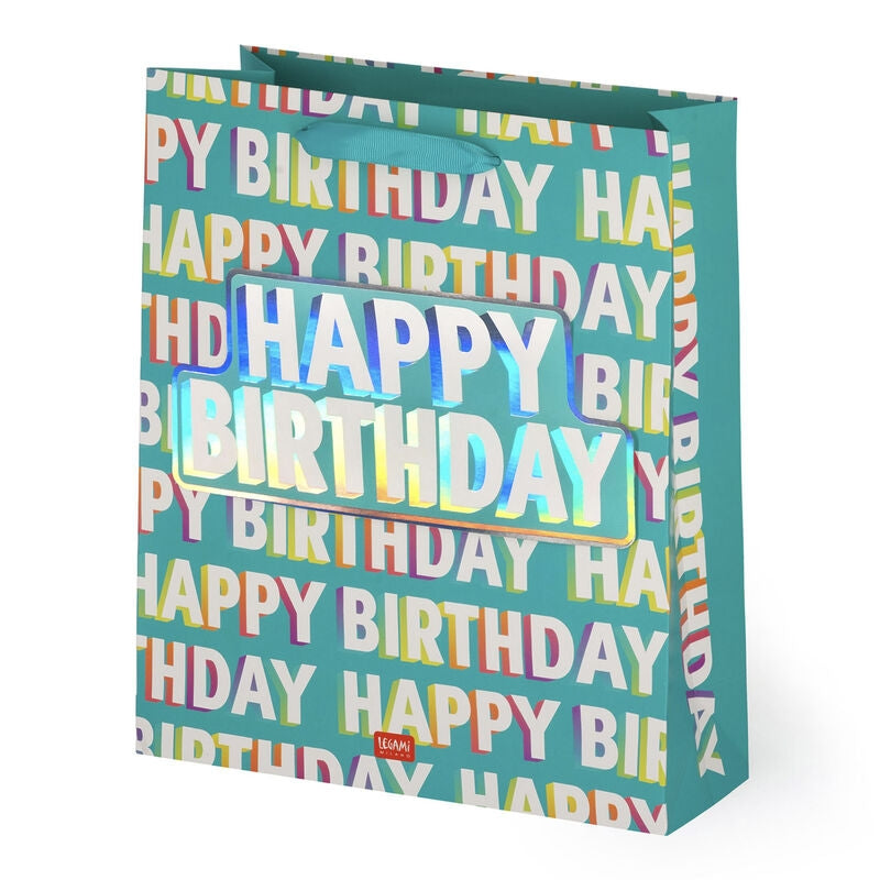 Busta Sacchetto Regalo Happy Birthday Large Legami