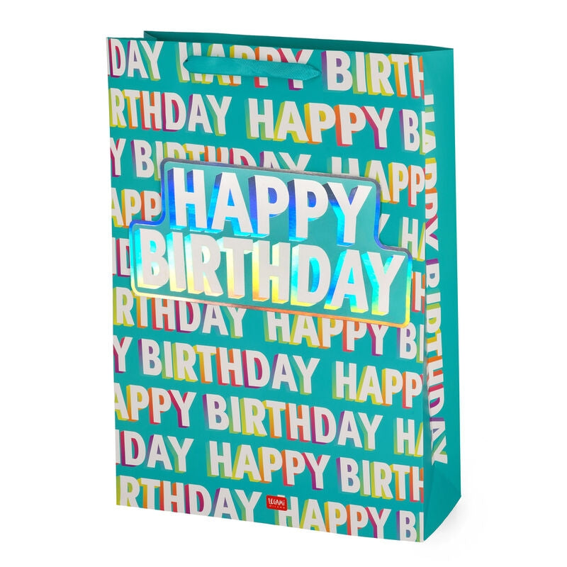 Busta Sacchetto Regalo Happy Birthday XLarge Legami