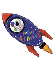 Palloncino In Foil Razzo Spaziale Shuttle Sagomato 40" 101cm