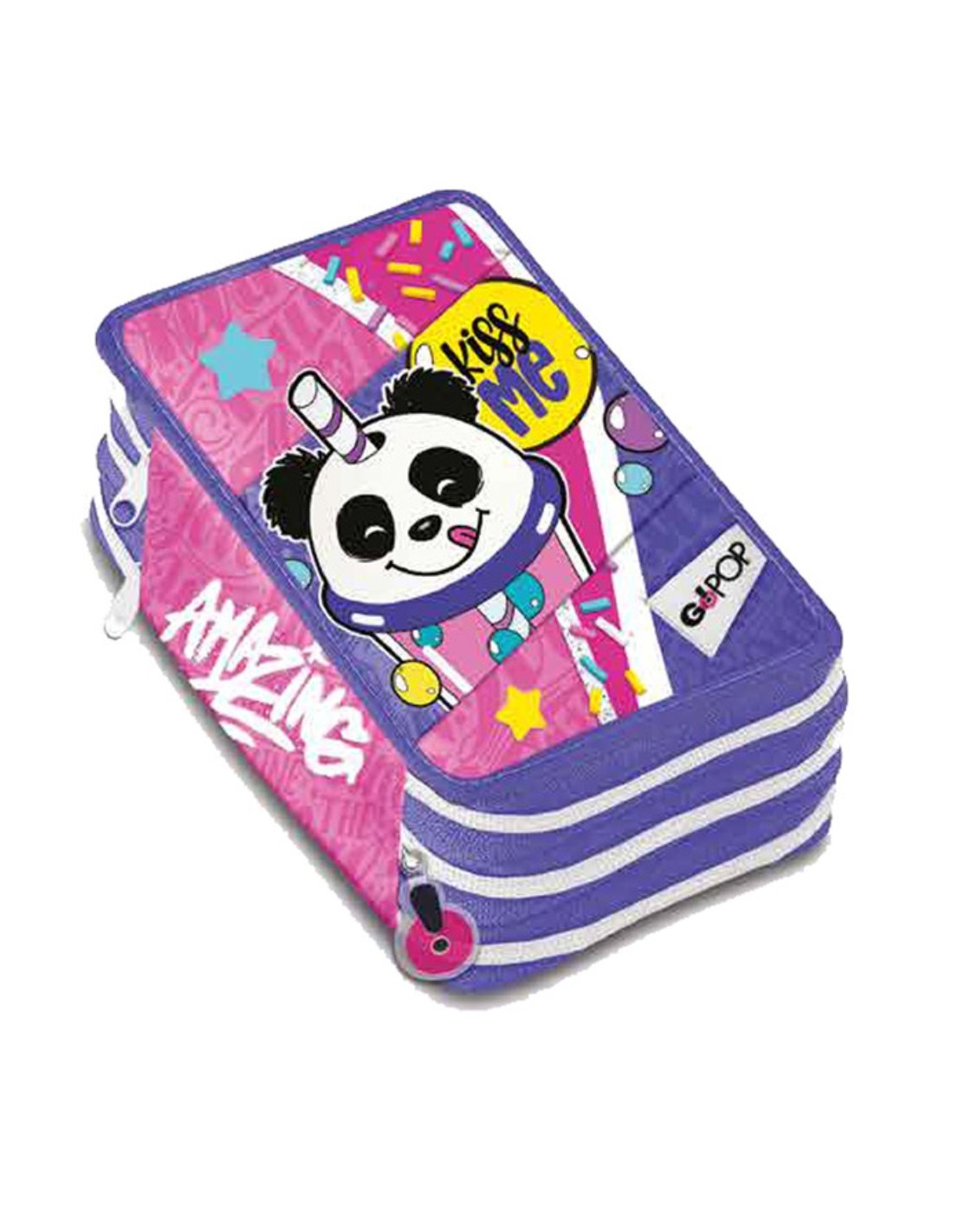 Astuccio Completo 3 Zip Go Pop Bubble Star