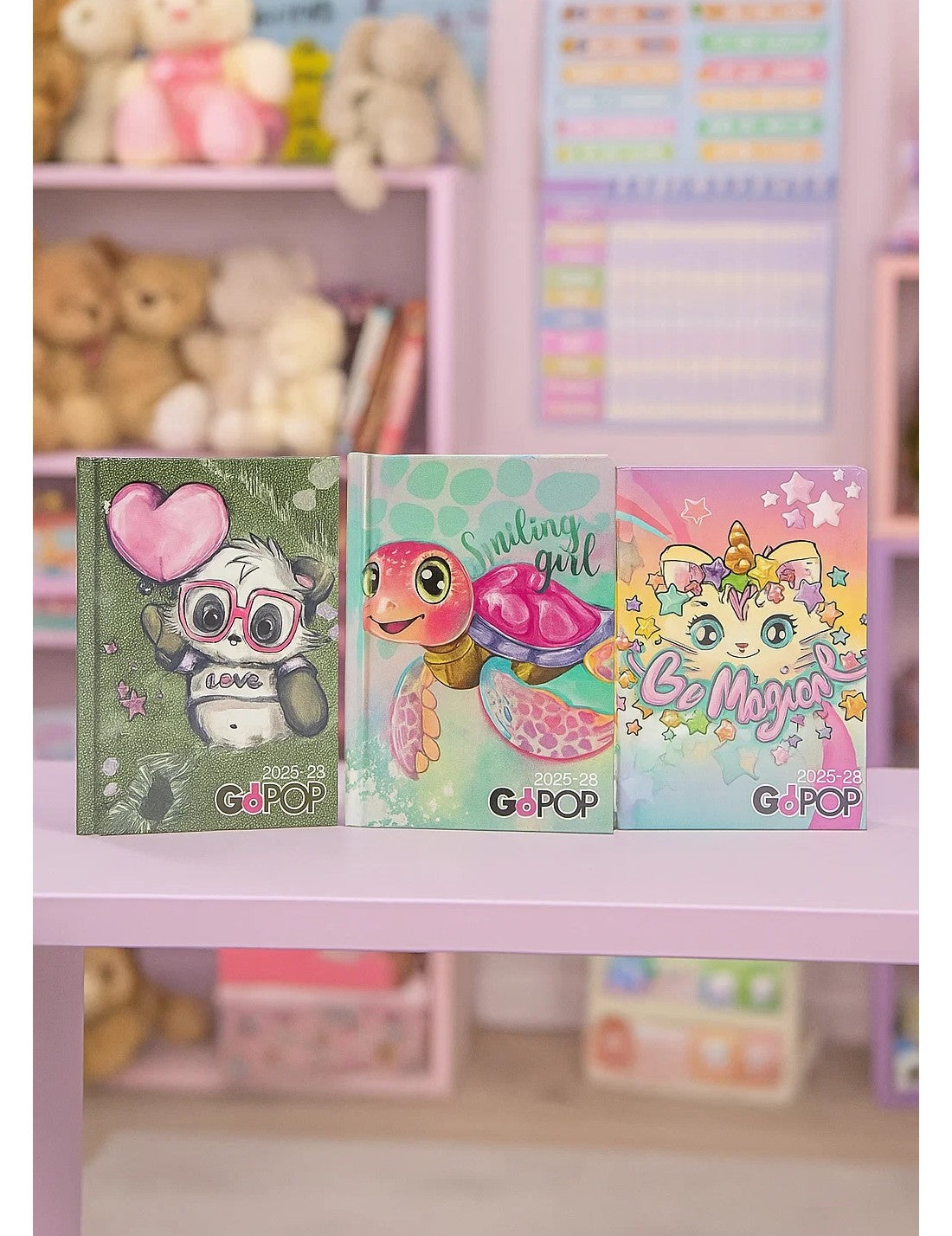 Diario Scuola 10 Mesi Datato 2025/2026 GoPop Girl