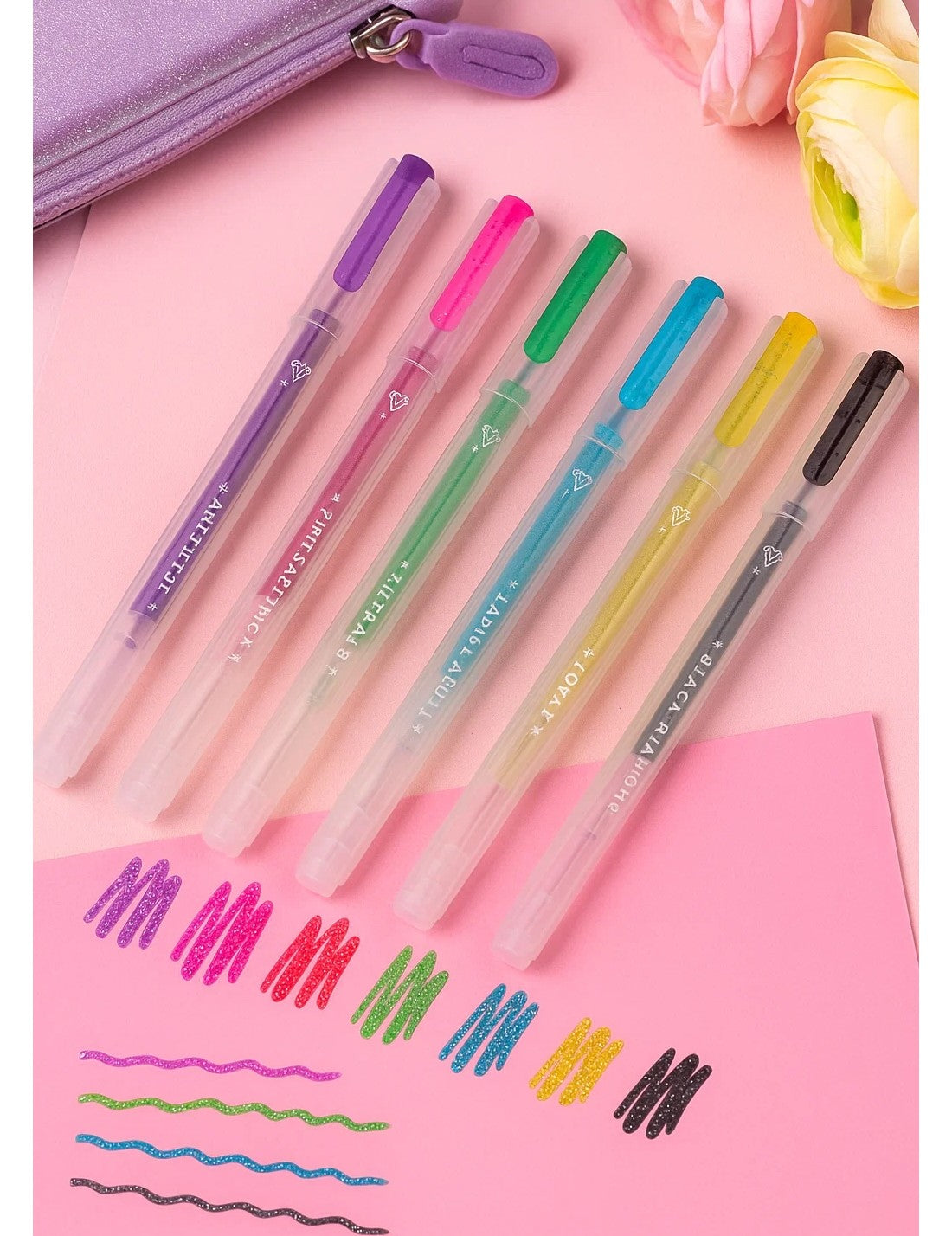 Penne Glitter Colorate Shine Like A Diamond Legami