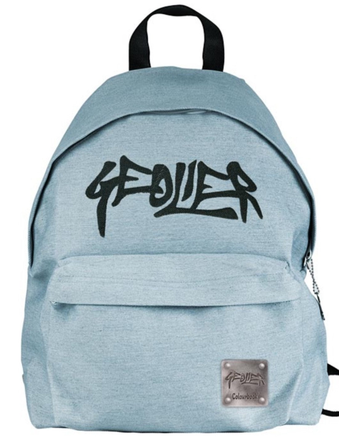 Zaino Scuola Geolier Celeste