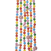 Addobbo Albero di Natale Ghirlanda Collana Perline Glitter