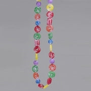 Addobbo Albero di Natale Ghirlanda Collana Caramelle Gomme Glitter