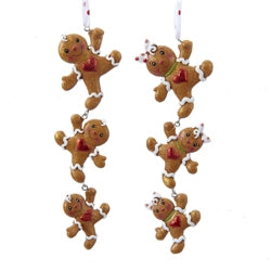 Addobbo Albero Di Natale Triplo Omino Pan Di Zenzero Prodotto Assortito