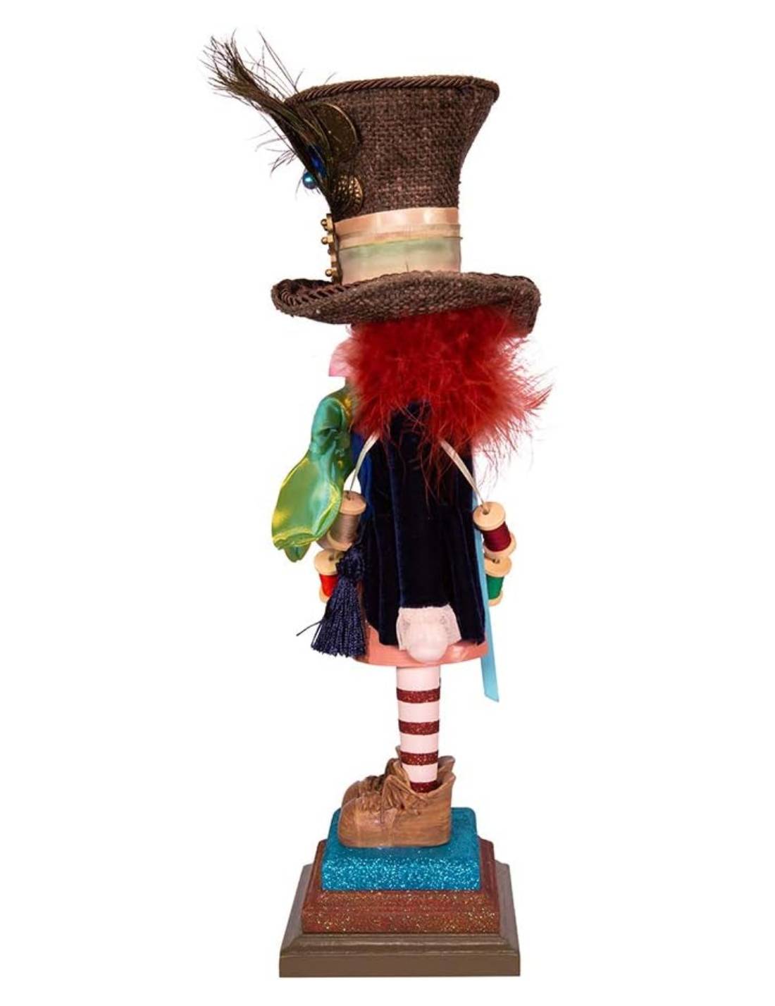 Addobbo Di Natale Disney Schiaccianoci Cappellaio Matto In Legno 46cm