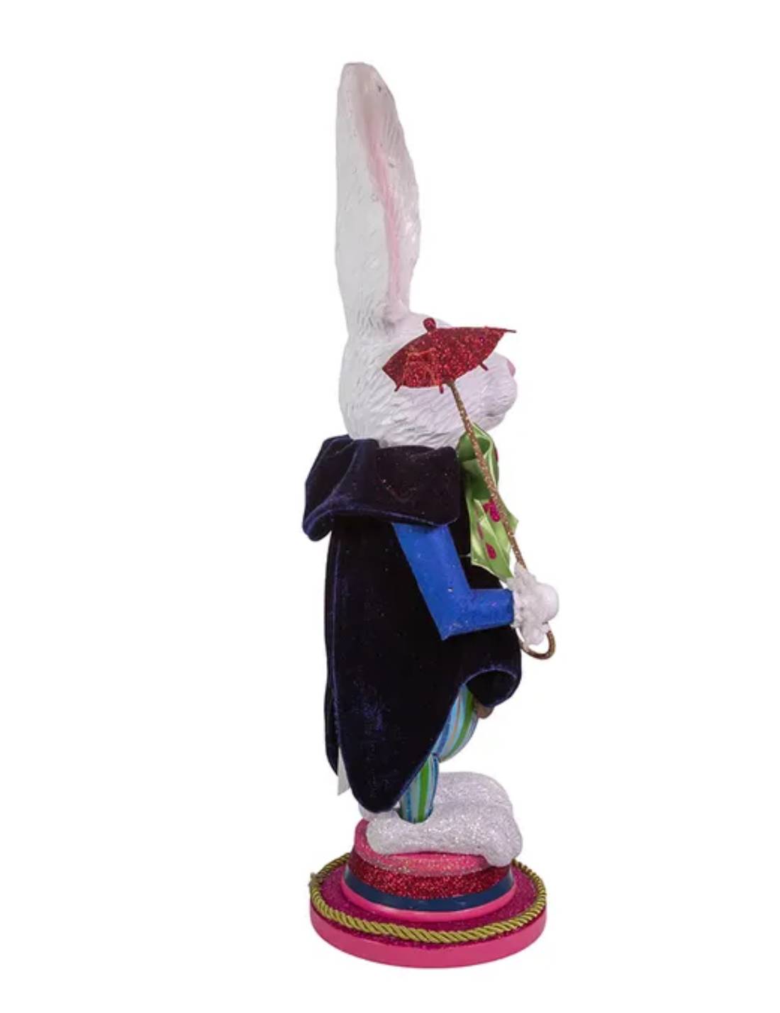 Addobbo Di Natale Disney Schiaccianoci Bianconiglio In Legno 46cm