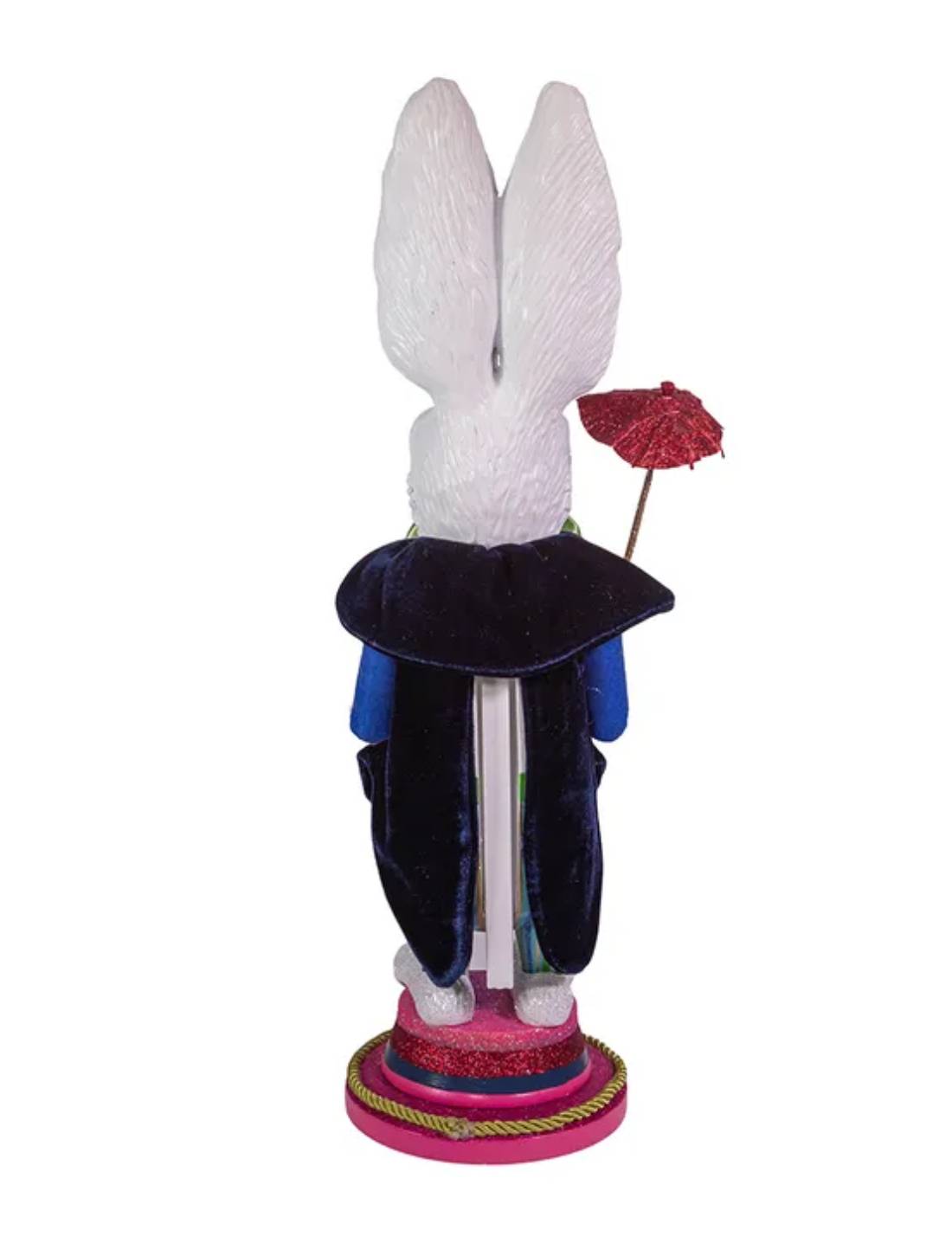 Addobbo Di Natale Disney Schiaccianoci Bianconiglio In Legno 46cm