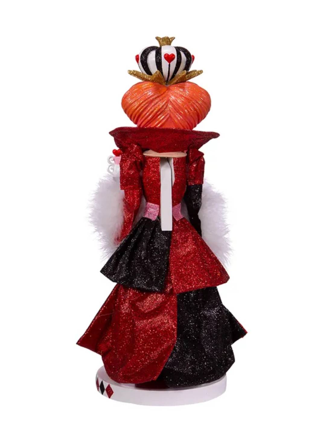 Addobbo Di Natale Disney Schiaccianoci Regina Di Cuori In Legno 44,4cm