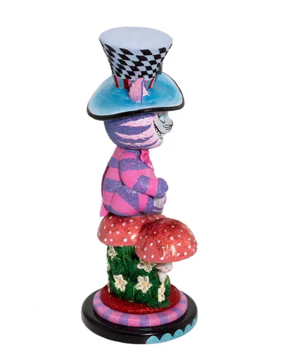 Addobbo Di Natale Disney Schiaccianoci Stregatto In Legno 38cm