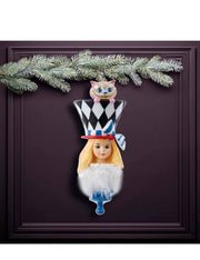 Addobbo Albero Di Natale Disney Alice Nel Paese Delle Meraviglie 17,8 cm