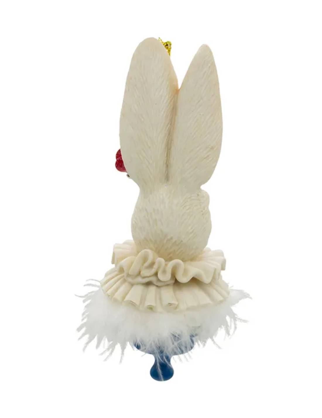 Addobbo Albero Di Natale Disney Bianconiglio Alice Nel Paese Delle Meraviglie 16,5cm