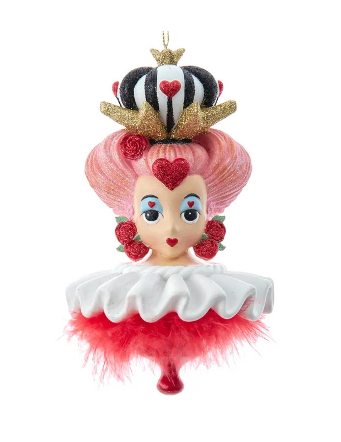 Addobbo Albero Di Natale Disney Regina Di Cuori Alice Nel Paese Delle Meraviglie 16cm