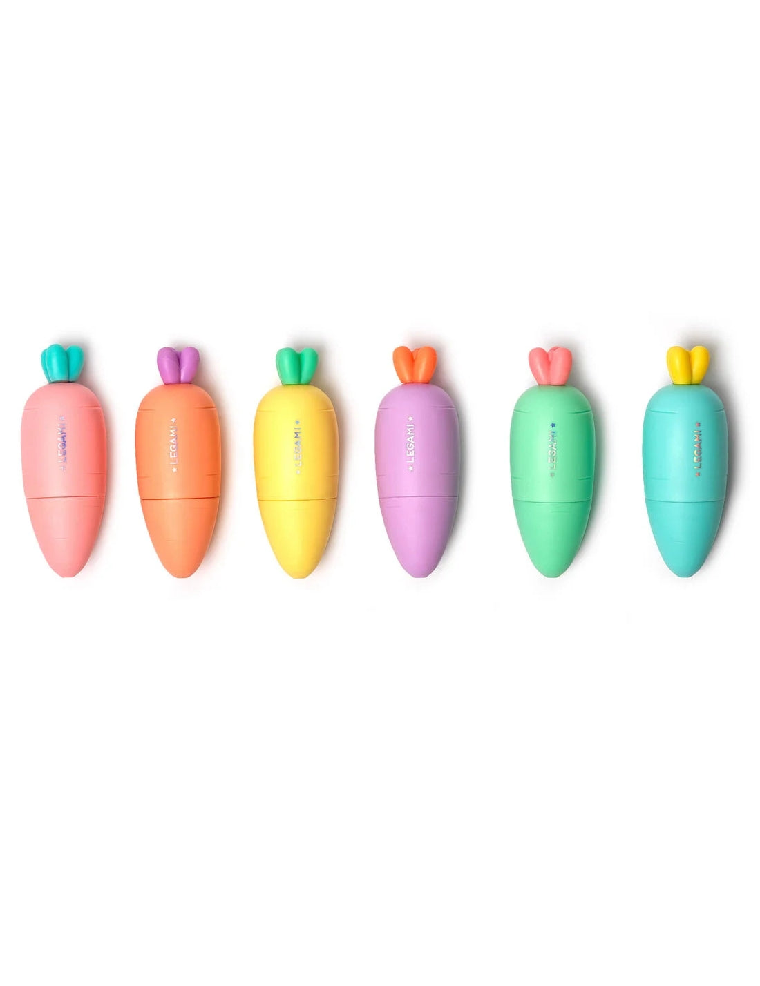 Mini Evidenziatori Carote Colorate 6pz