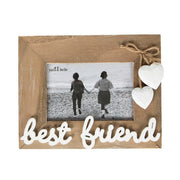 Cornice In Legno Best Friend Con Cuori