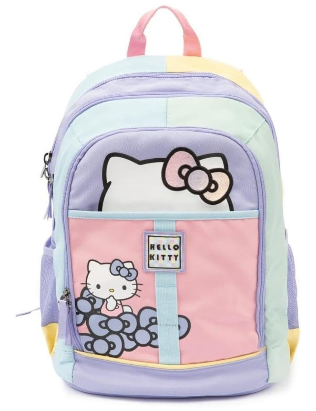 Zaino Scuola 3 Scomparti Round Hello Kitty
