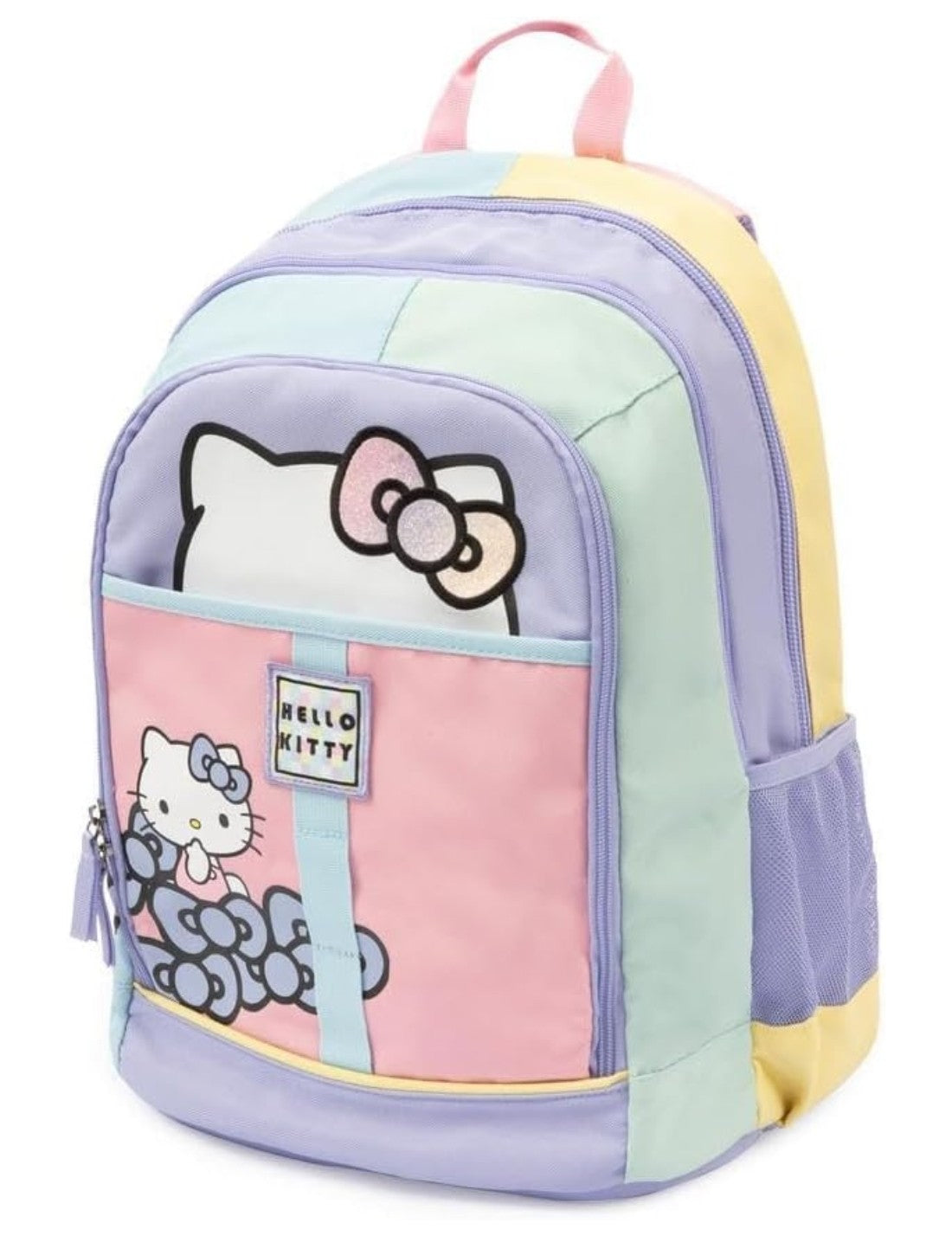 Zaino Scuola 3 Scomparti Round Hello Kitty