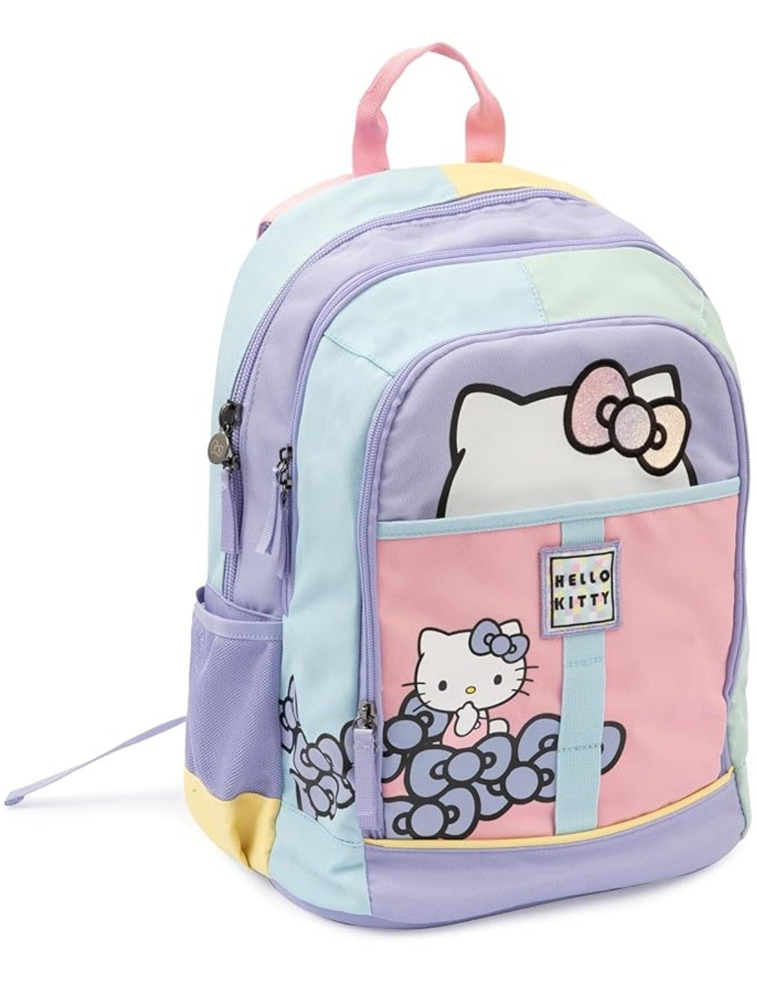 Zaino Scuola 3 Scomparti Round Hello Kitty